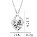 Meolin Love Heart Pendant Necklace 