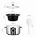 Aicok Slow Cooker, 7 Quart, Electric Slow Cooker, Programmable Cook, Carry Oval Cooker, Digital Timer, Tempered Glass Lid, Removable Ceramic Cooking Pot, Stainless Steel, Silver
