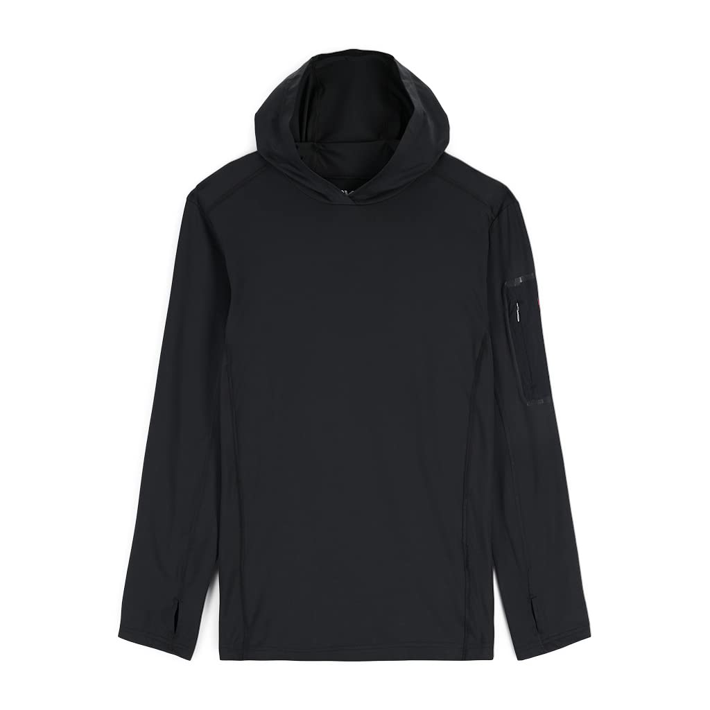 Spyder Mens Arc Graphene Tech Hoodie Black