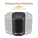 NEXGADGET Personal Space Heater, Electric Fan Heater with Auto Oscillation,Smart Touch Control, ETL Listed, 950/800 Watt Quiet and Fast Heating for Office Desktop Table Home Dorm