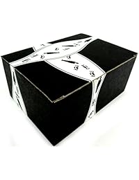 Finnish Caja de regaliz Ripples por Cuco luckoo Confecciones, 2 Lb Bolsa en un Blacktie Negro