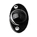 HERCOO License Plate Lights Lamp Lens Left Right Hand Black Housing Compatible with 1994-2002 Dodge Ram 1500 2500 3500 Pickup Truck Rear Step Bumper Aftermarket Replacement, Pack of 2