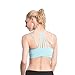 Women's Sexy Strappys Wirefree Yoga Sports Bra Mint Blue L