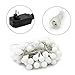 Globe string lights , Sungluber 100 Led Indoor Linkable String Lights 31V Safety Warm White Fairy Festoon Party Lighting for Patio, Wedding, Bedroom, Party