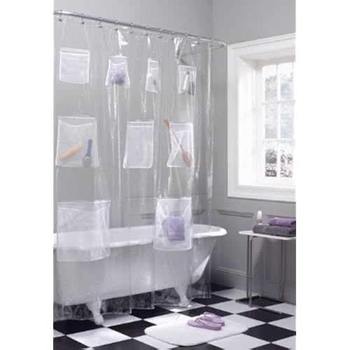 Home & Kitchen, Bath, Bathroom Accessories, Shower Curtains, Hooks & Liners