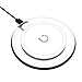 Fast 10W Wireless Charger, BEZALEL Qi10 Qi Charging Pad for Samsung Galaxy Note 9/8/5 S9/S8/S7 Xperia XZ3 iPhone Xs/XS Max/XR/X/8/8 Plus, 5W Speed for Pixel 3/3XL [Sleep Friendly] No AC Adapter White