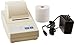 Citizen America 910II-24RF120-B CBM-910II Series Palm-Sized Dot-Impact POS Printer with PE Sensor, 24 Columns, RS-232C Serial Connection, Ivory