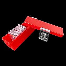 Ettonsun Plastic Coin Storage Box Case for 20 Slab