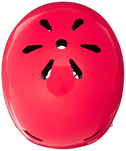 Punisher Skateboards Pro 13-Vent Dual Safety Certified BMX Bike and Skateboard Helmet, Metallic Flake Neon Hot Pink, Youth/Teen 9+