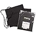 3 Pockets Waist Apron (Pack of 2) - Waitress apron, Kitchen apron, Black apron - by Rmeny (Black)
