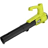 RYOBI ONE+ 18V 90 MPH 250 CFM Cordless Battery Leaf Blower (Tool Only), P21011