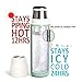 Water Bottle, Elegant Life Stainless Steel Leak Proof Sport Water Bottles, Double Walled Vacuum Insulated Thermoses, Ice Cold Up To 24 Hrs/Hot 12 Hrs, Come with a Cleaning Brush 16ounce (green)