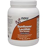 Now Foods Sunflower Lecithin Powder, 1 Pound