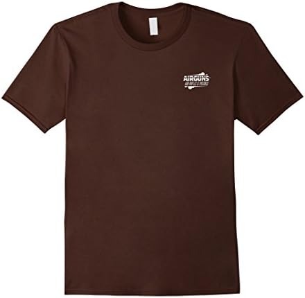 Mens Airguns: Air Rifles and Pistols T-Shirt XL Brown