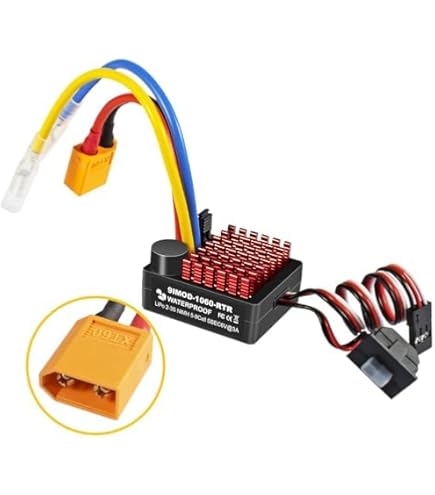 Amazon.com: HOBBYWING QUICRUN WP 1080 G2 Brushed 2-3s ESC : Toys