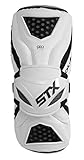 STX Lacrosse Cell 3 Arm Guard, White/White, Medium