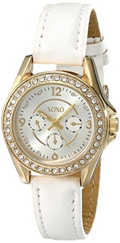 XOXO Women's XO3403 Analog Display Analog Quartz White Watch