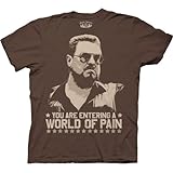 Ripple Junction Big Lebowski World O Pain Adult T-Shirt
