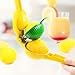 Adoric Top Rated Premium Metal Lemon Lime Manual Juicer, 2-in-1 Lime Lemon Juice Squeezer with One Zester (Peeler) Included. Easy Step to Enjoy Cooking, Baking, Drinking (Yellow + Green)