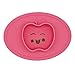 Silicone Baby Placemat Bowl-Highchair Feeding Tray Round Suction plate for Kids Toddlers Kitchen Dining Table with Built in Bowl, Weaning travel Bowl for Children 2017 NEW (Rose Red)