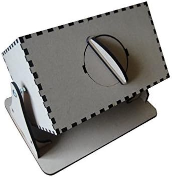 CraftyMDF Flatpack Small Tombola Drum 6 x 6 Table top Drum, for up-to 500 Tickets