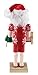 Clever Creations Vacationing Santa 14 Inch Traditional Wooden Nutcracker, Festive Christmas Décor for Shelves and Tables