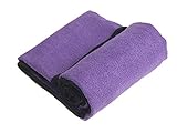 YogaRat Hand Purple-Black 100% Microfiber Yoga Towels (15