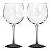 Boelter Brands NCAA Arizona State Sun Devils Satin Etch Balloon Wine Glass, 20-Ounce, 2-Pack