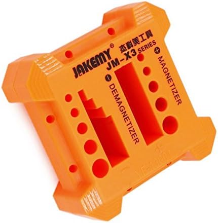 Thouspro Magnetizer Demagnetizer For Screwdrivers, Magnetic Tools For Screw Bits Screwdrivers Screwdriver, Orange