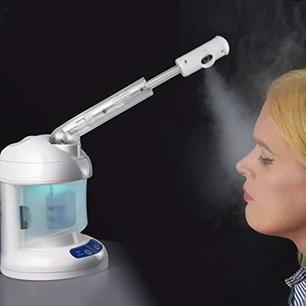 Facial Steamers Steamer, With Extendable Arm Ozone Table Top Mini Spa