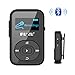 Mp3 Music Player with Bluetooth, 2017 RUIZU Mini Portable Lossless MP3 Movies Player with FM Radio for Running
