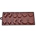 Dxg 2 Pack Silicone Christmas Chocolate Molds, Cake Candy Jelly Ice Tray Mould, Coffee