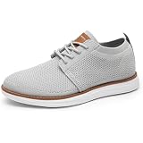 Breeze Men's Urban Ultra Comfortable Mesh Dress Sneakers - Business Casual Walking Shoes (Black, 14)