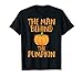 Halloween Pregnancy Man Pumpkin Funny Party Gift T-Shirt