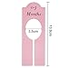 Colorful Closet Dividers Baby Boy Girl Clothing Rack Size Dividers with Sizes Newborn to 18-24 Months (8 Pieces)