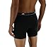 adidas Men's Relaxed Performance Stretch Cotton Boxer Brief Underwear (2-Pack), Black Black, MEDIUM