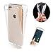iPhone 6s Plus 5.5 Inch Case, iZi Way [Micro Dot - Anti Watermark] 360 Clear Full Coverage Protection Front + Back Case Cover for iPhone 6 Plus