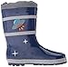 Kidorable Space Hero Rain Boots, Blue, Size 11