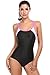 Avidlove One Piece Swimsuit Womens Splice Dual Crossback Athletic Bathing Suit S-XXL