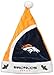 NFL Denver Broncos Basic Santa Hat