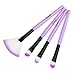 VANDER Makeup Brushes 24 Pieces Professional Makeup Brush Set Synthetic Kabuki Foundation Blending Blush Face Eyeliner Shadow Power Brushes Liquid Cream Concealer Lip Cosmetics Brushes Kit (Purple)