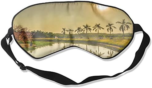 Beauty Sunset Pure Silk Sleep Mask Reusable Cold Improves Sleep Edema Eye Tiredness