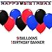 Spiderman Party Supplies | Spiderman Birthday Party Supplies | Spiderman Plates, Birthday Napkins, Paper Cups, Spiderman Tablecloth, Spiderman Birthday Banner | Marvel Superhero Birthday Party Supplies Serves 16