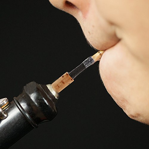 Caredy Oboe Reed, 5pcs Oboe Instrument Oboe Accessories Oboe Reed Kit Oboe Reed Wind Instrument Replacement Parts with Transparent Tube Sleeve(1Pc) - Thumbnail 2
