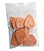 Vizcaya Felt Picks for Ukulele, 10 Pack, Orange
