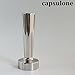 CAPSULONE stainless steel metal refillable reusable capsule and tamper compatible with illy capsules filter machine