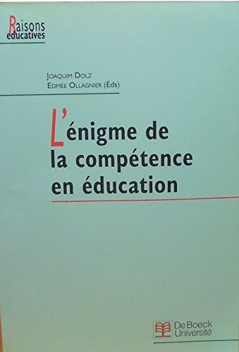 L' énigme de la compétence en éducation