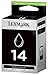 Lexmark No 14 Black Return Prog Print Cartridge