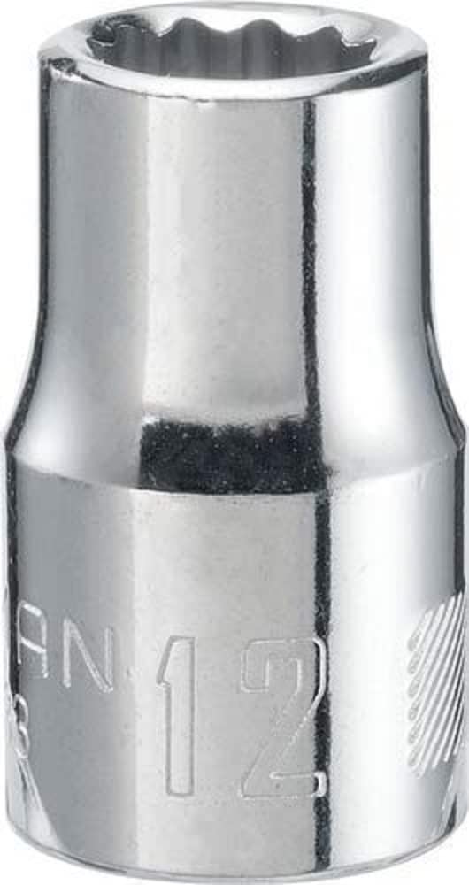 CRAFTSMAN Shallow Socket, Metric, 1/2-Inch Drive, 12mm, 12-Point (CMMT44233)