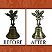 Wright's Brass and Copper Polish and Cleaner - 8 Ounce with Polishing Cloth - Gently Cleans and Removes Tarnish Without Scratching